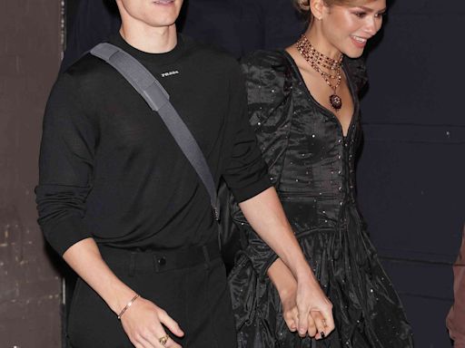 Zendaya Attended Tom Holland's 'Romeo and Juliet' in a Shakespeare-Coded Corset Dress