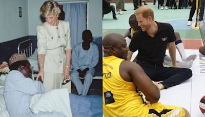 Prince Harry Takes After His Mom Princess Diana During Visit With Wounded Nigerian Soldier