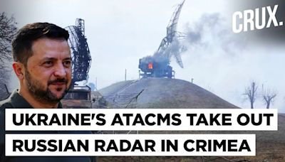 Russia “Downs” 10 ATACMS, Scrambles Su-27 As NATO Spies On Crimea Bases | Ukraine Hits Saky Airbase - News18