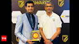 Delighted to have officiated in three key matches: AIFF Referee of the Year Venkatesh | Football News - Times of India