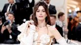 Anne Hathaway's Met Gala Versace Gown Is Held Together with Gold Safety Pins — See the Daring Look!