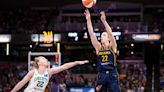 Four years after Iowa home debut, Caitlin Clark finds new wave of fans, obstacles, attention in first WNBA home game