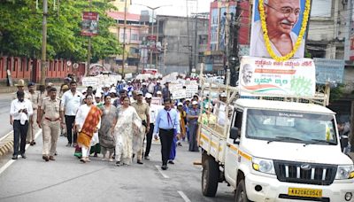 Cleanliness drives mark Gandhi Jayanti celebration in Dakshina Kannada, Udupi districts