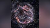 Star of wonder: Supernova 11,000 light years away 'resembles Christmas bauble'