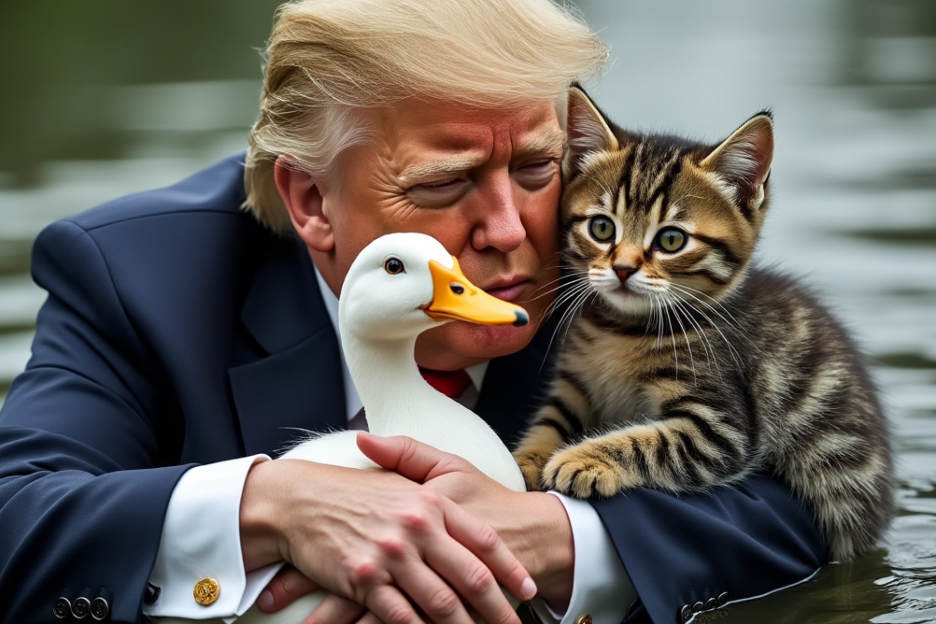 Donald Trump cat photos flood internet after migrant pet-eating claims