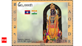 India, Laos unveil world's first stamp depicting Ram Lalla of Ayodhya during Jaishankar's visit | India News - Times of India