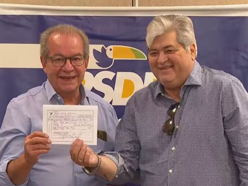 Datena diz a tucanos que será candidato a prefeito de São Paulo pelo PSDB