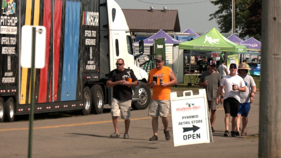 NASCAR fans enjoy day two of setup for weekend at the Glen