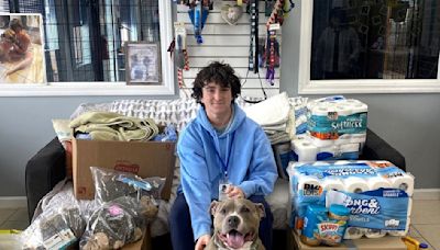 Hometown Hero: Max Kjeldsen of Islip collects supplies for Almost Home Animal Rescue & Adoption of Patchogue
