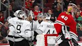 10 observations: Arvid Söderblom pulled in Blackhawks' shutout loss to Kings