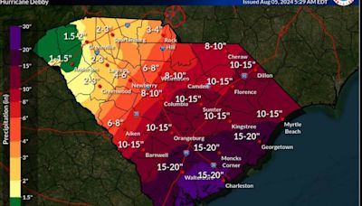 Horry County, SC closings and event cancellations due to Tropical Storm Debby