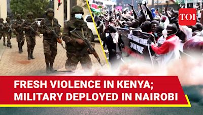 Massive Clashes In Kenya Again; Army Deployed In Nairobi As Violence Surges Over Finance Bill | International...