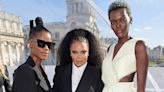 Janet Jackson, Letitia Wright, and Hero Fiennes Tiffin Under the Dome at Alexander McQueen