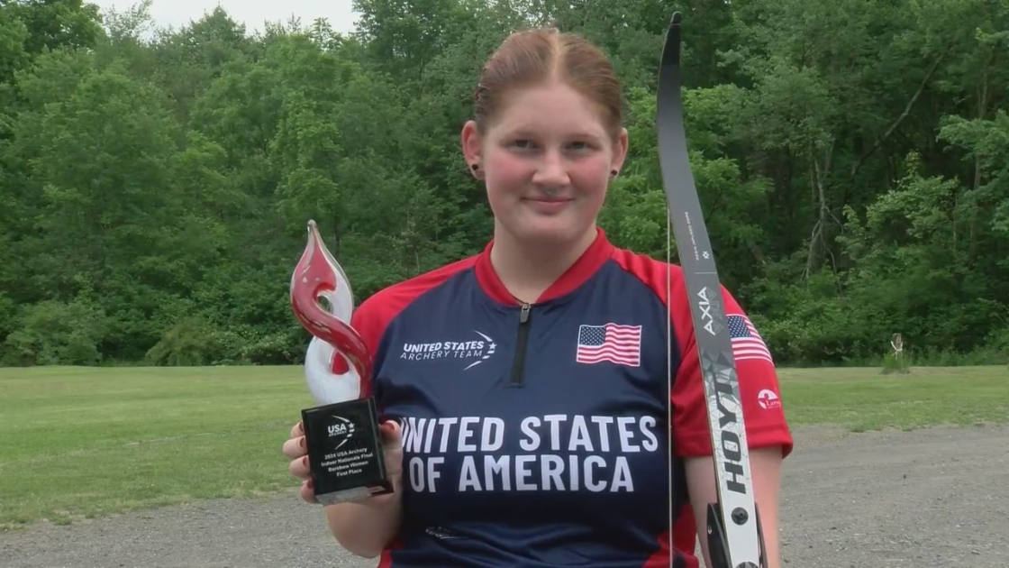 Maggie Brensinger looking to succeed in archery