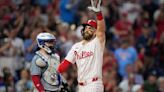 Harper hits grand slam, streaking Phillies rout Blue Jays 10-1