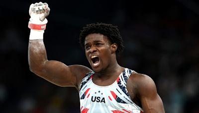 2024 Olympics: Gymnast Frederick Richard's Parents Deserve a Medal for Their Reaction to His Routine - E! Online