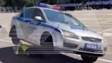 Horrifying moment police car stunt goes horribly wrong