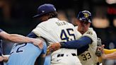 Brewers’ Uribe suspended 6 games for brawl, Peralta 5 and Murphy 2 while Rays’ Siri penalized 3