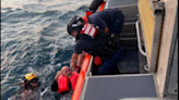 3 people and 1 dog rescued by Coast Guard