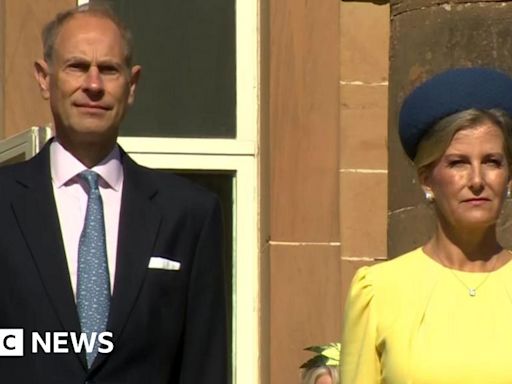 Duke and Duchess of Edinburgh visit Hillsborough for garden party