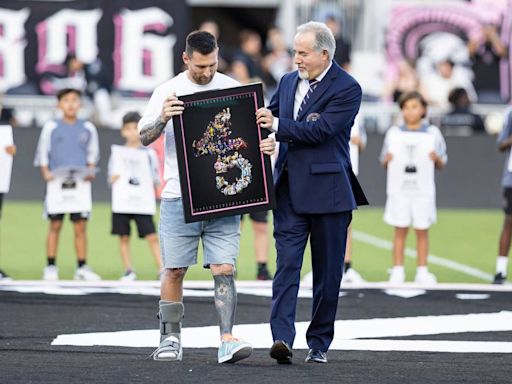 Lionel Messi honored at Inter Miami vs Chicago Fire game, Luis Suarez in starting lineup