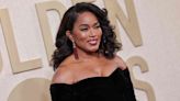 Angela Bassett Wore an Off-the-Shoulder Black Velvet Gown to the 2024 Golden Globes