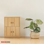 RICHOME 格麗塔四門置物櫃W60 × D30 × H80cm