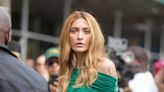 Paris Jackson is a goddess in figure-hugging tight green dress at New York Fashion Week