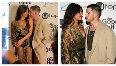 Nick Jonas, Priyanka Chopra are lost in each other's eyes at The Good Half premiere in LA and it is too cute. Watch