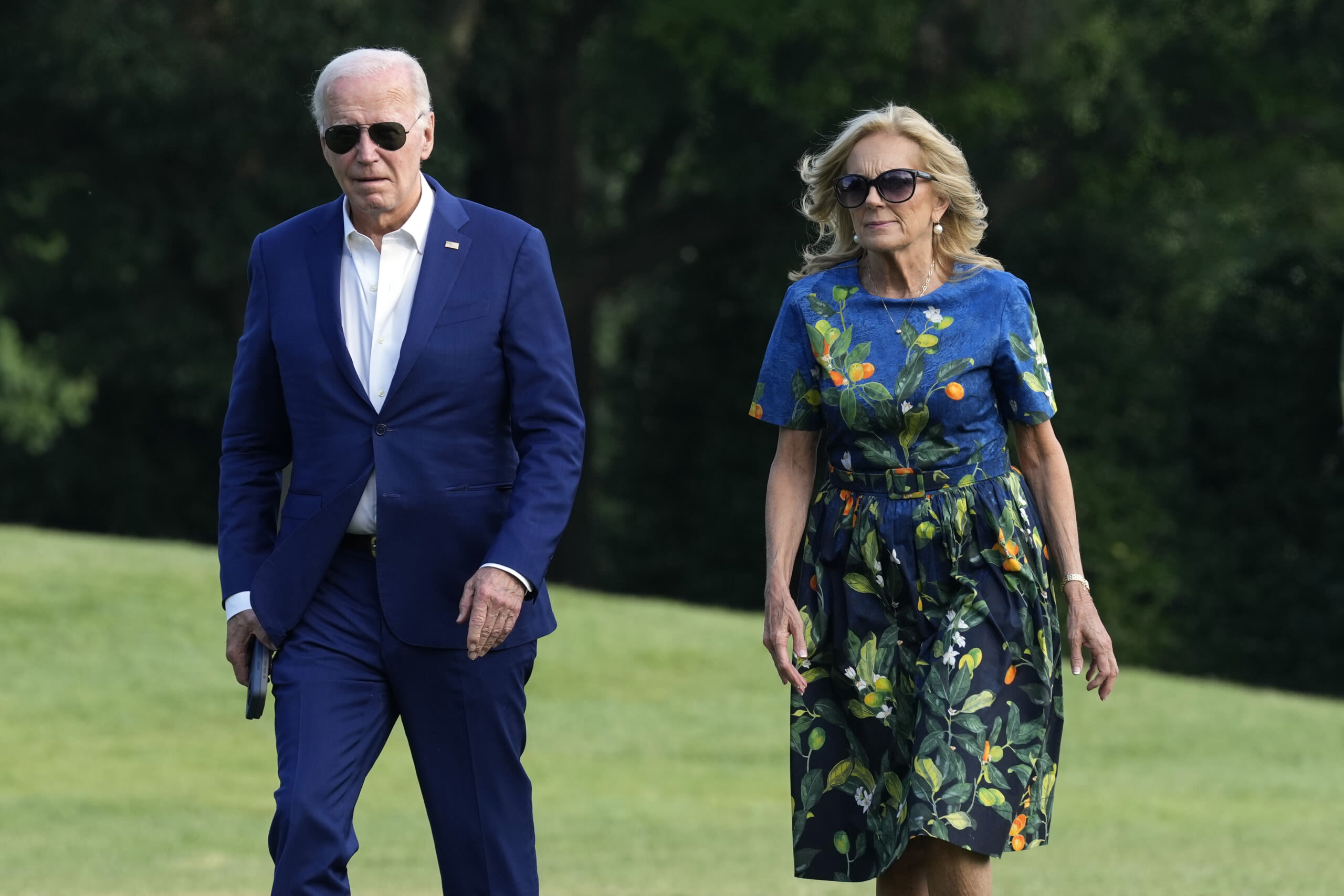 Jill Biden says she's 'all in' on husband's reelection as he insists anew he won't leave the race - ABC Columbia