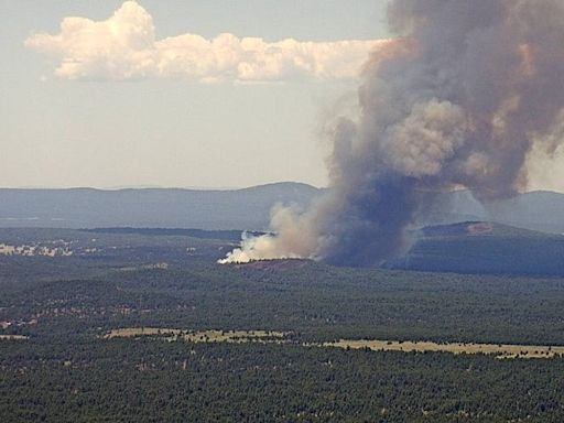 Bravo Fire grows to 1,400 acres, prompts possible evacuations west of Flagstaff