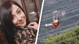 Woman falls 60ft to her death after slipping out of zipline safety harness