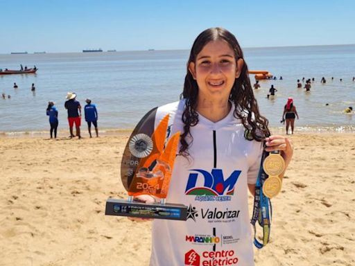 Nadadora do Estado se destaca novamente em competição no Pará - Imirante.com