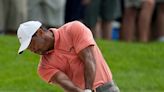 A pair of late 3-putts sent Tiger Woods to a sluggish 1-over start at the PGA Championship