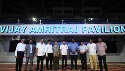 Stand named in honour of Vijay Amritraj at SDAT Stadium in Chennai