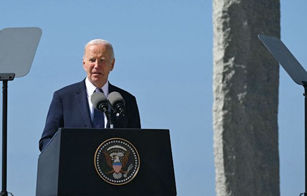 ‘Heaven and earth’: Biden speech revives legend of Pointe du Hoc