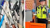 Dozens of knives left in Swindon library surrender bin