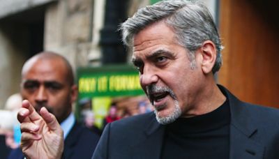 Hollywood legend George Clooney wows fans as he descends on Scots city for bash