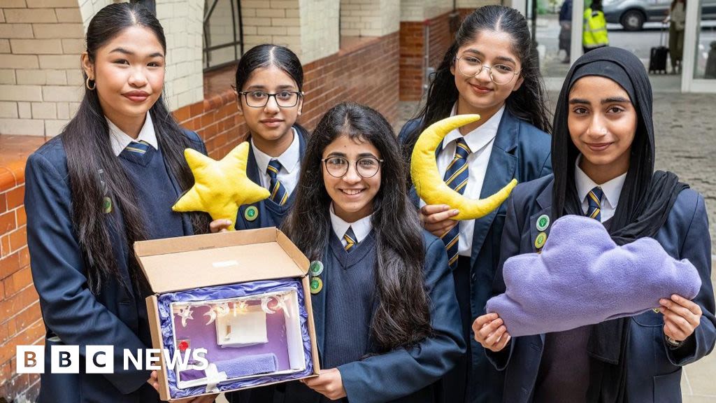 Homeless sleep pods idea scoops award for Bradford school pupils