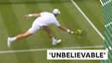 Wimbledon 2024 video: 'Best volley we'll see all week' from Botic Van de Zandschulp