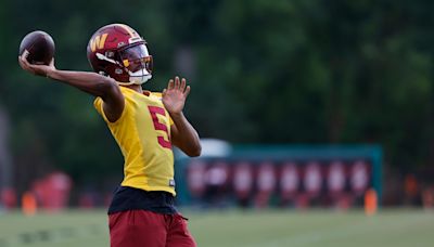 Commanders QB Jayden Daniels now taking most of 1st-team reps