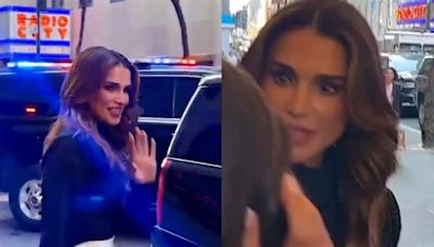 Queen Rania of Jordan spotted arriving at NBC studios in NYC