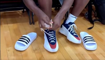 Anthony Edwards Debuts Olympic Sneakers in Team USA Practice