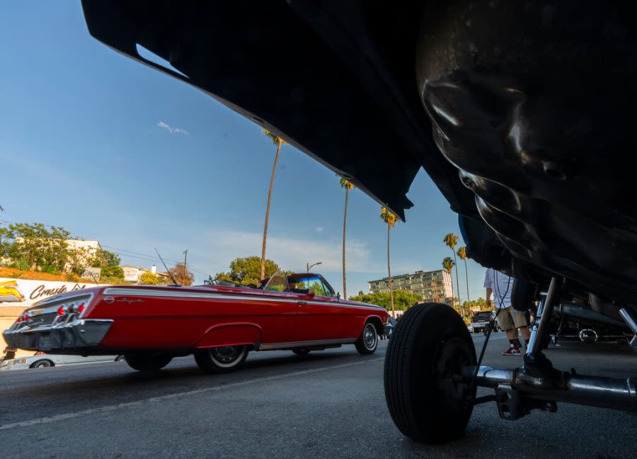 San Jose police cruise with lowriders on Cinco de Mayo