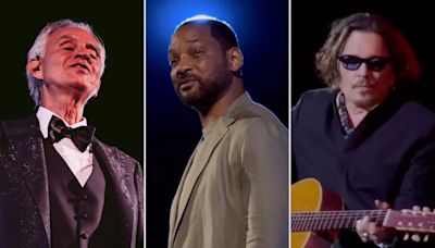 Will Smith, Johnny Depp, More Perform at Andrea Bocelli 30th Anniversary Celebration
