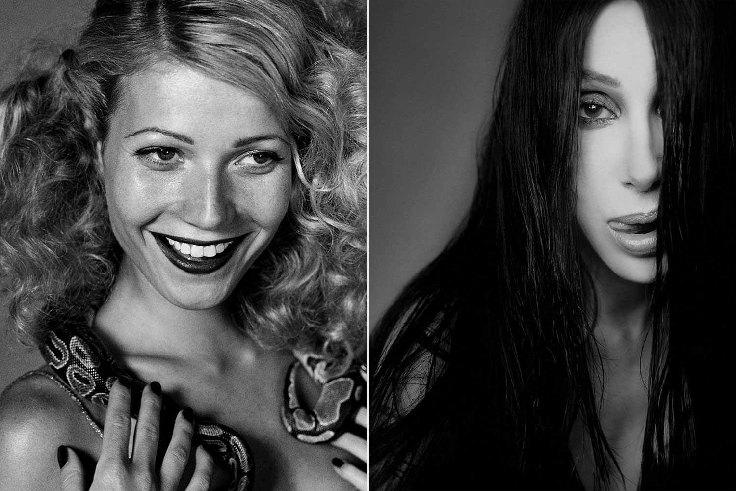 Gwyneth Paltrow Posing With a Snake to Cher Poking Her Tongue Out: Stories Behind Iconic Celeb Photos (Exclusive)