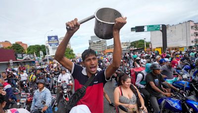 Las protestas en Venezuela tras la reelección de Maduro, en imágenes