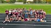 Images of the Big 8 conference track champions from Branch County