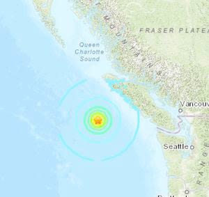 6.6-magnitude earthquake shakes Vancouver Island coast, aftershocks recorded