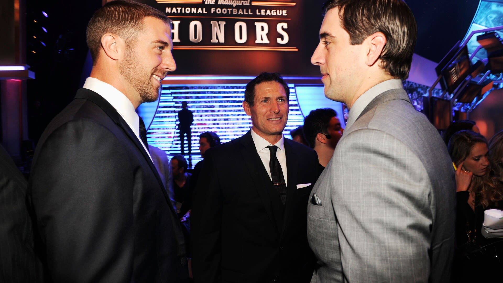 Alex Smith interviews Aaron Rodgers for MNF pregame